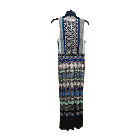 Donna Morgan  Women's Geometric Multicolor Maxi Dress  Size 6 - Picture 9 of 9